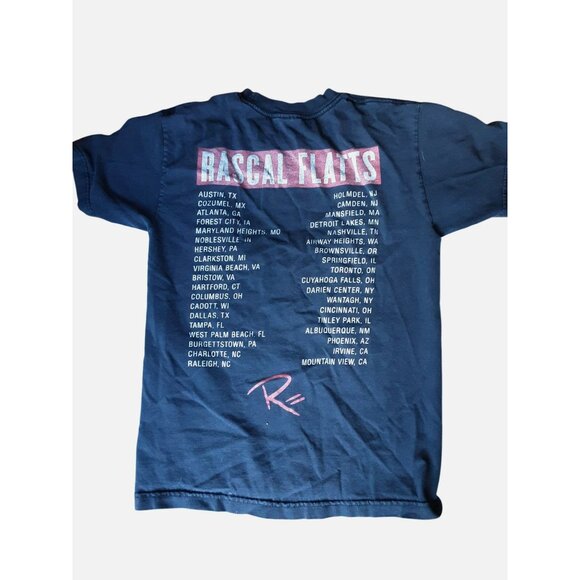 Rascal Flatts Riot Tour 2015 T Shirt Black Small - Picture 2 of 3